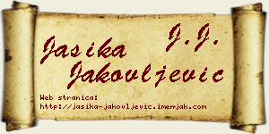 Jasika Jakovljević vizit kartica